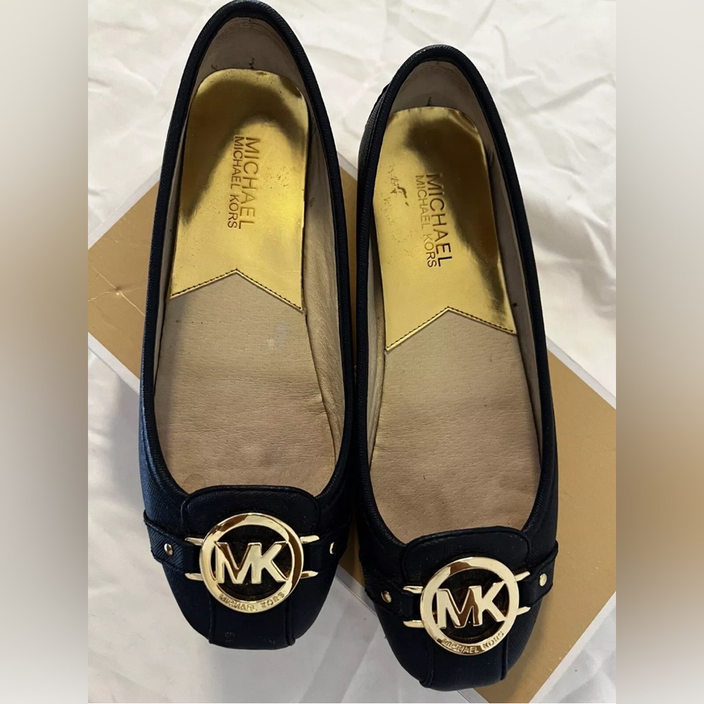Michael Kors Rory Moc Navy blue Women Sz 7.5